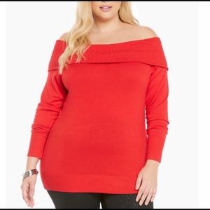 Torrid 4 Marilyn Sweater red